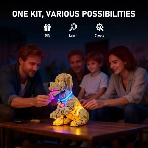 LED Light Kit for Lego 11384 The Puppy Golden Retriever