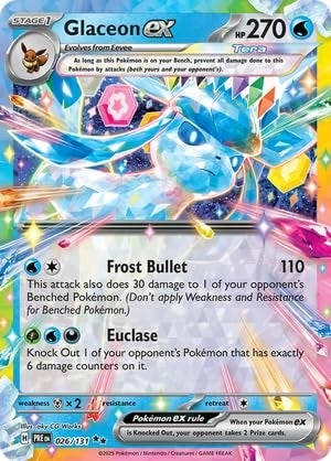 Pokémon Glaceon ex 026/131