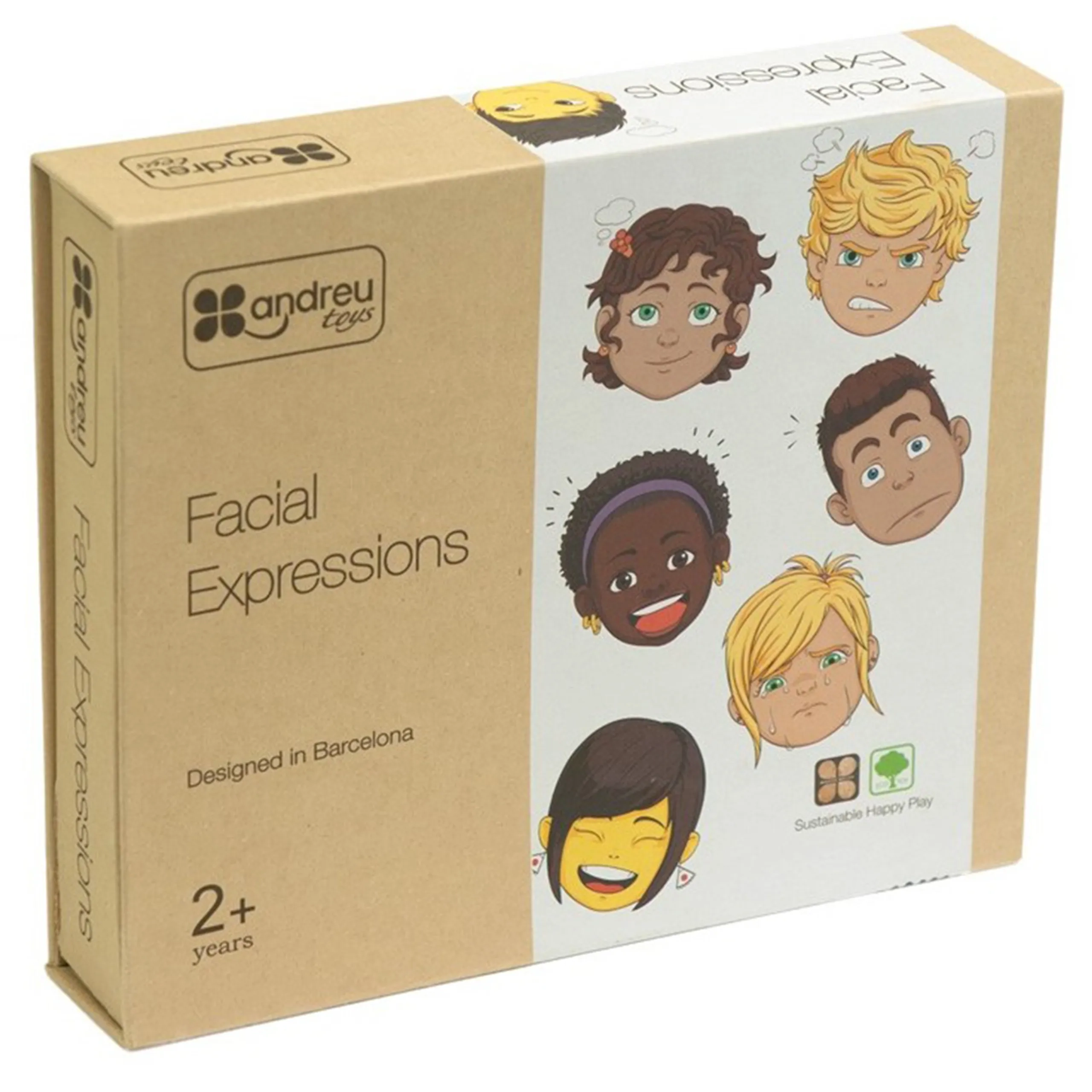 ANDREU Toys Facial Expressions Kit - Suitable for 2 years and above 28pcs