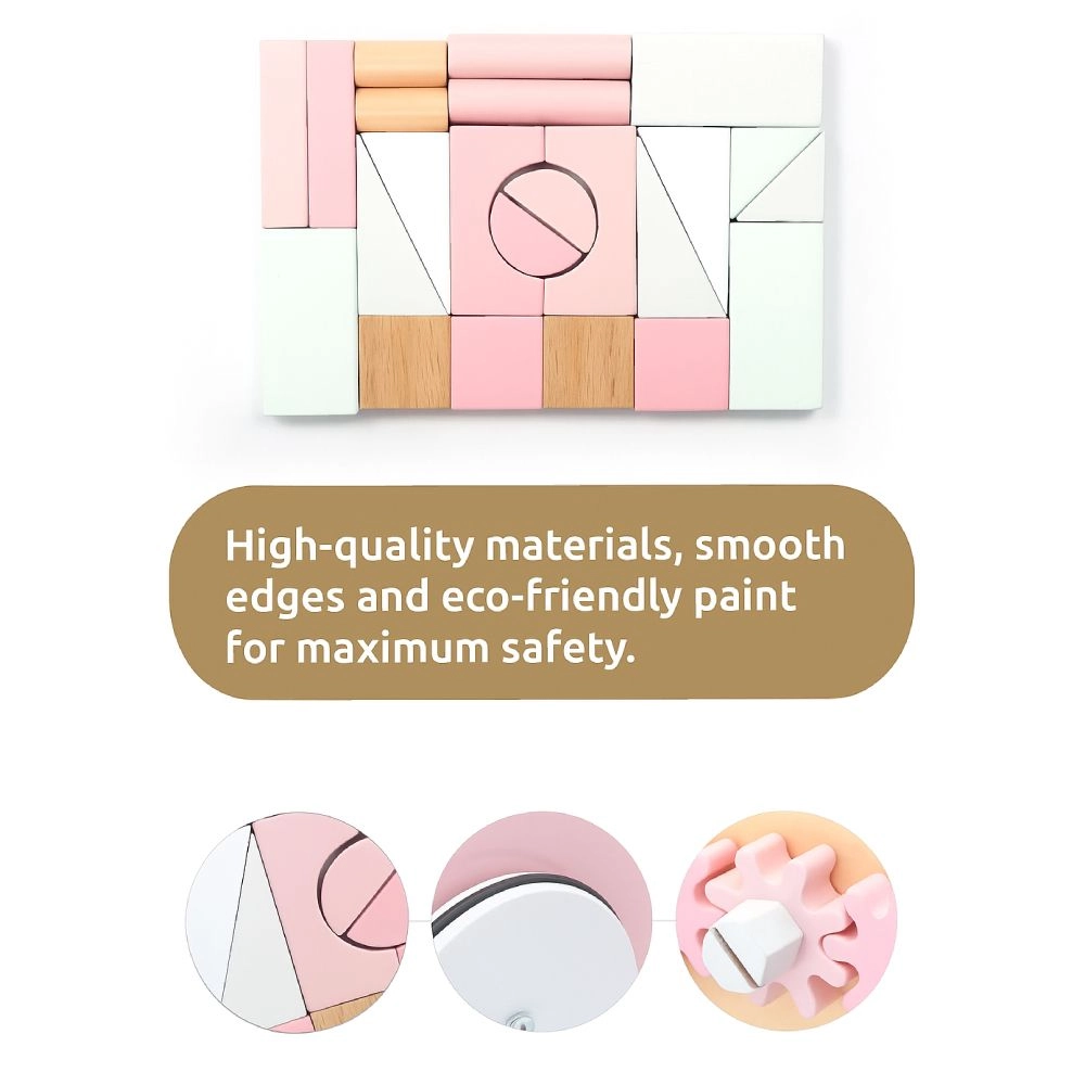 Enzo Wooden Baby Walker - 5-in-1 Activity Center