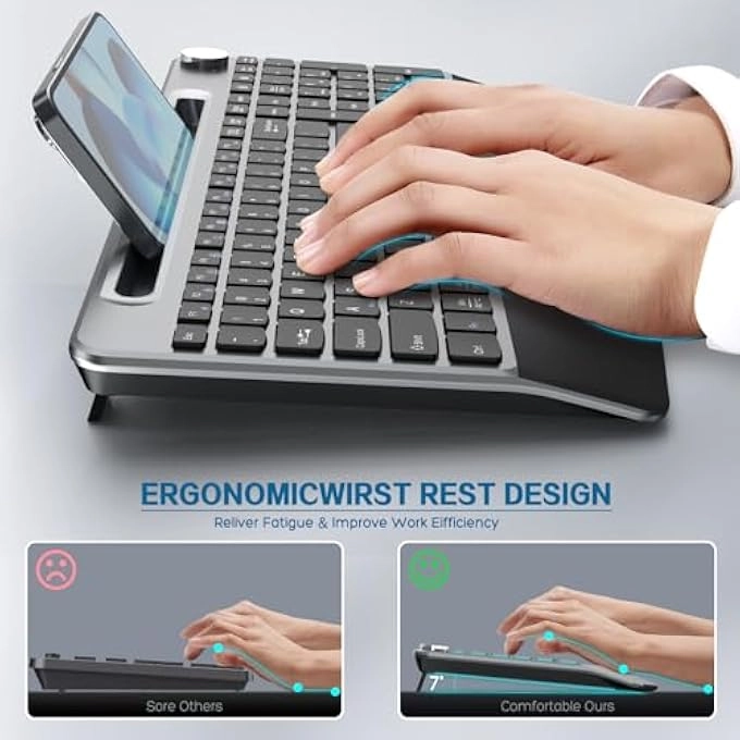 ERGONOMIC WIRELESS KEYBOARD - Wireless