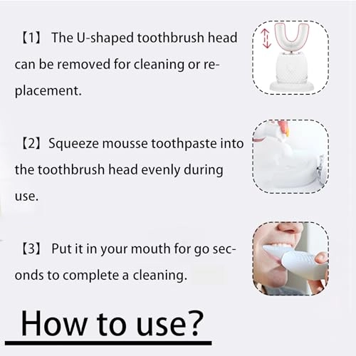 Ultrasonic Toothbrush - 30s Cleaning Wireless Charging