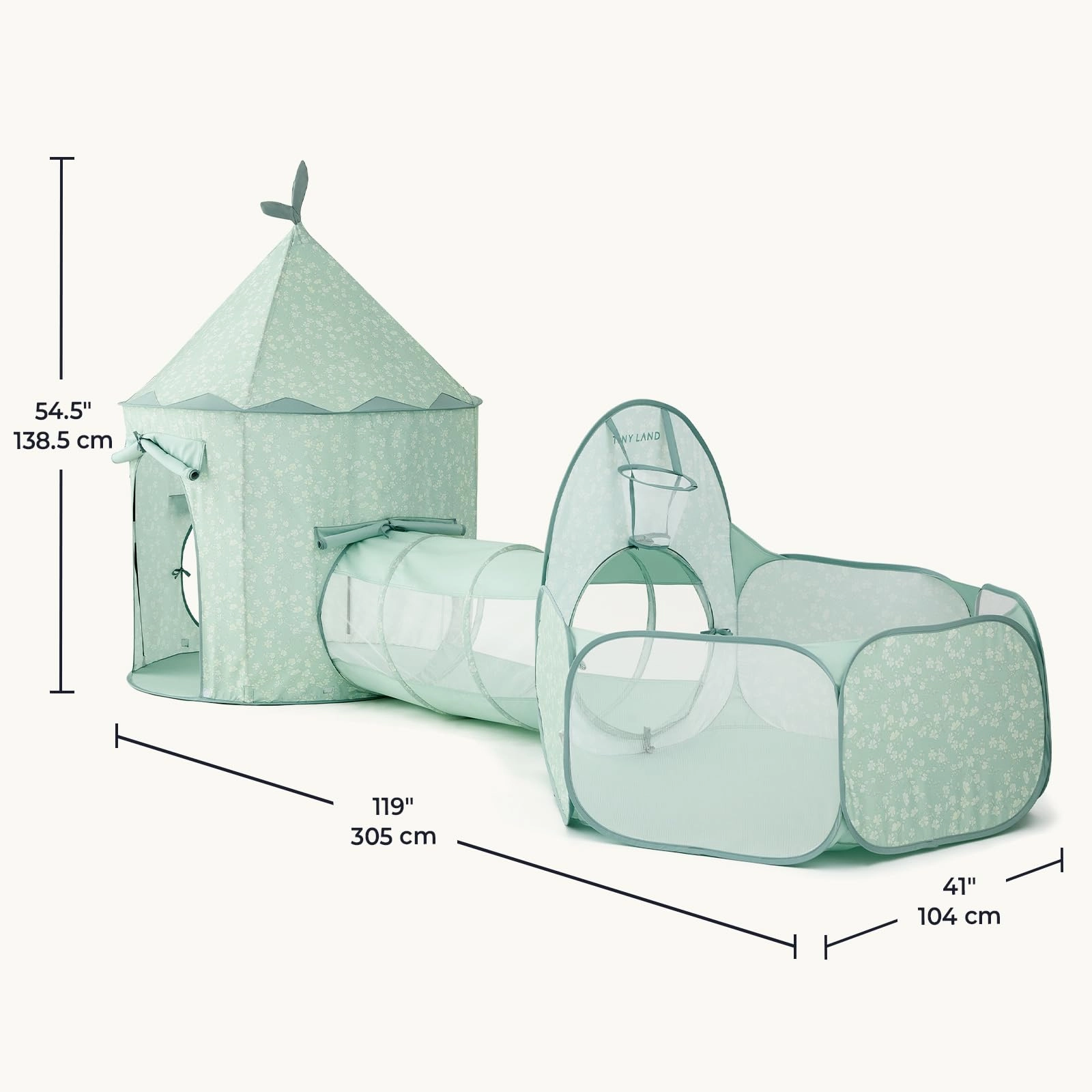 Kids Play Tent - 3-in-1 Khaki