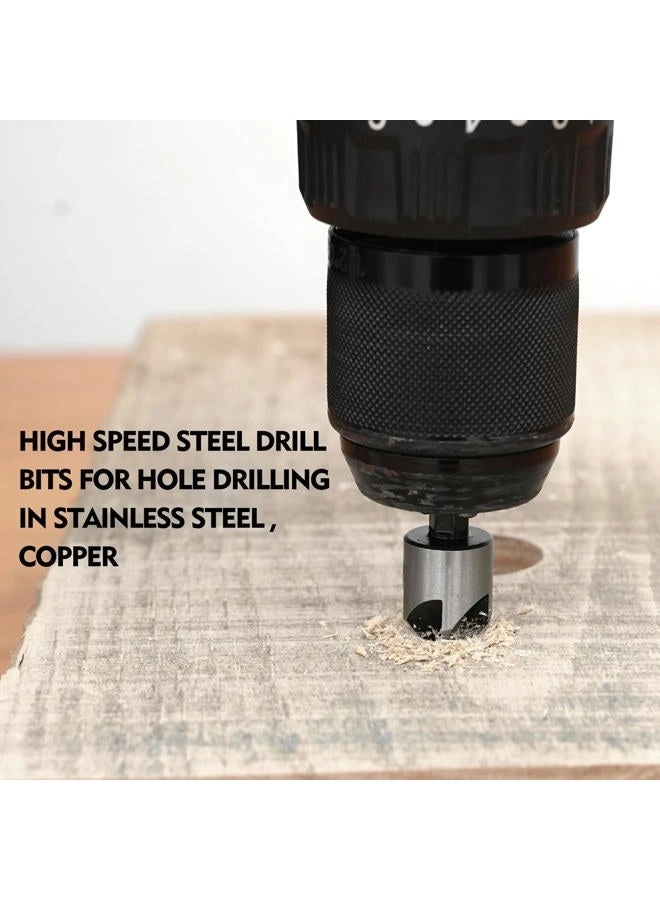 CDB-5PCS - High Speed Steel 5PCS 1/4 3/8 1/2 5/8 3/4 inch