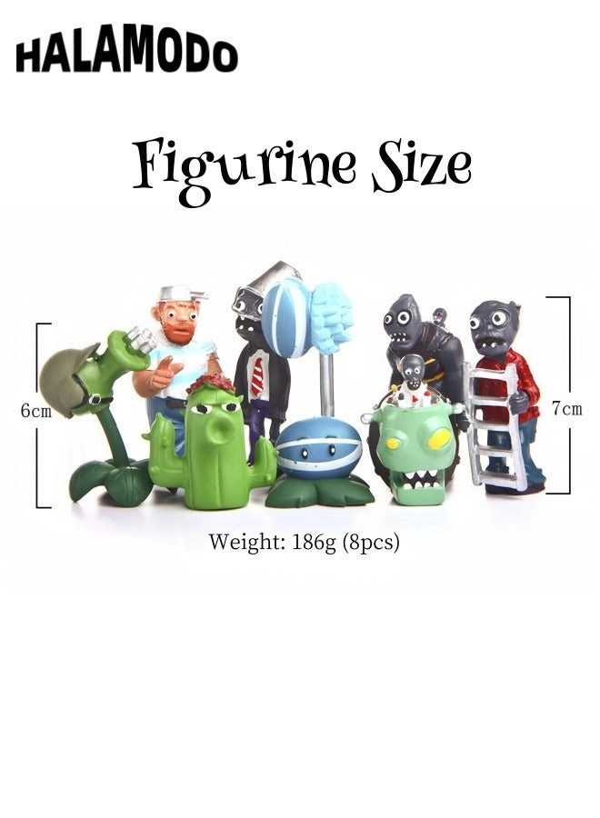 Plants vs Zombies Figures 8 pcs