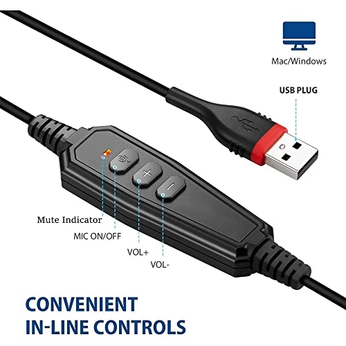 A800USB Wired Headset