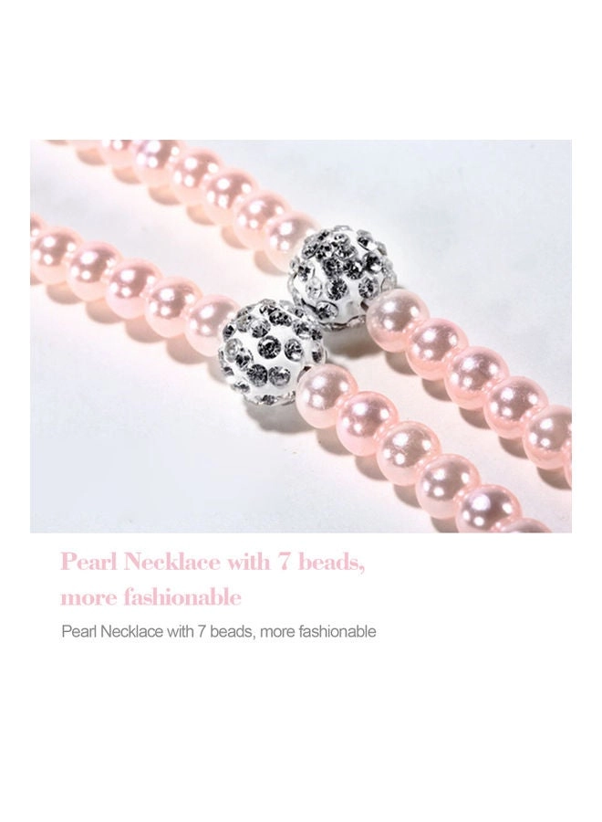 Pearl Necklace Stereo Wired Earphone