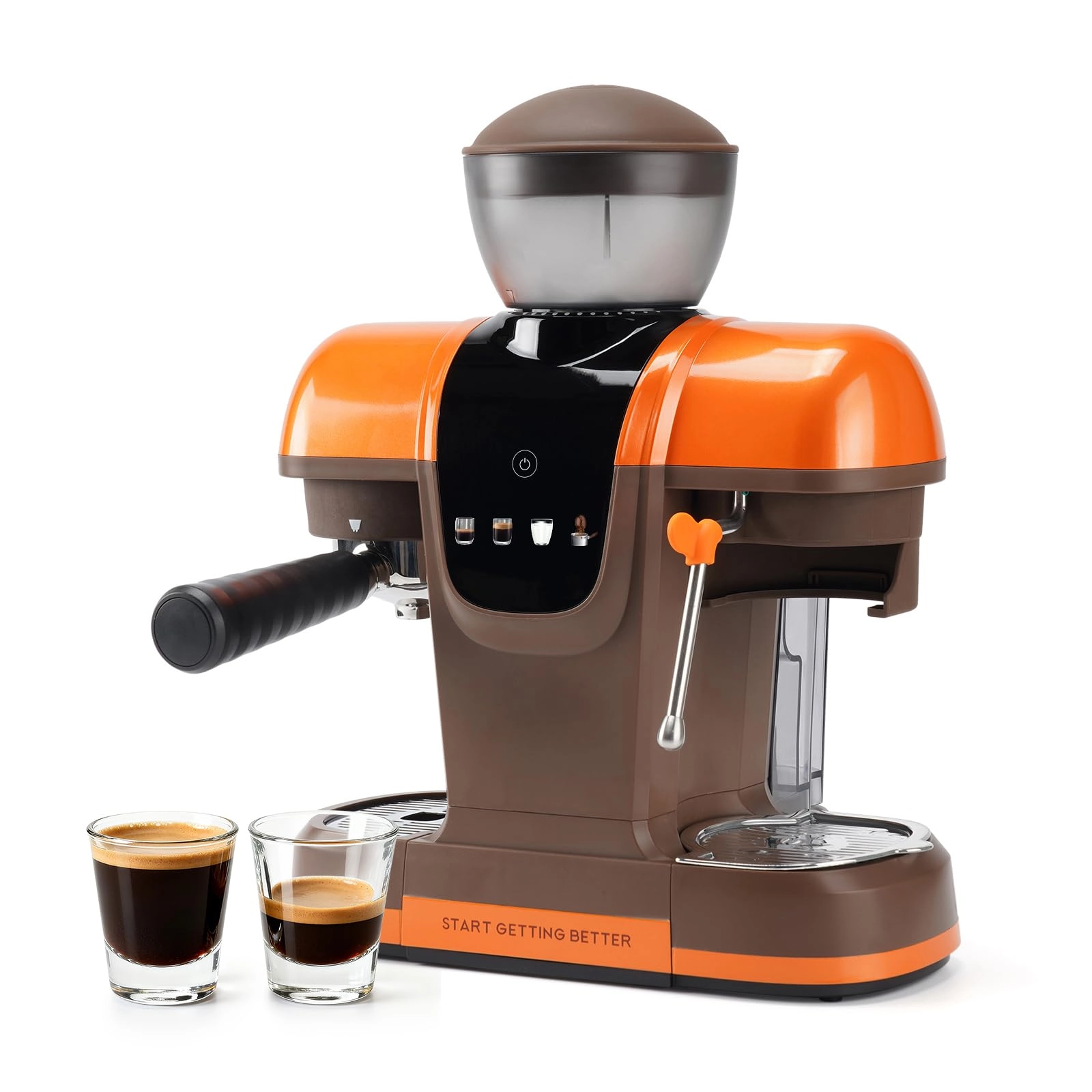 BENFUCHEN 2603 - Burr Grinder 19 Bar Milk Frother