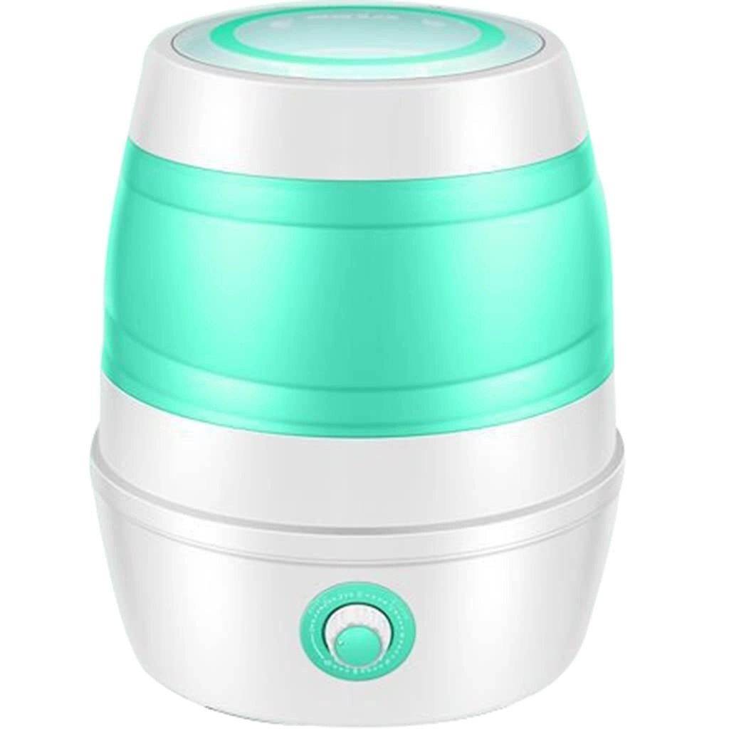 YHRJ Mini folding washing machine, Household semi-automatic laundry bucket, Knob switch + 2.5KG washing capacity (Color : C, Size : 38 * 44cm)