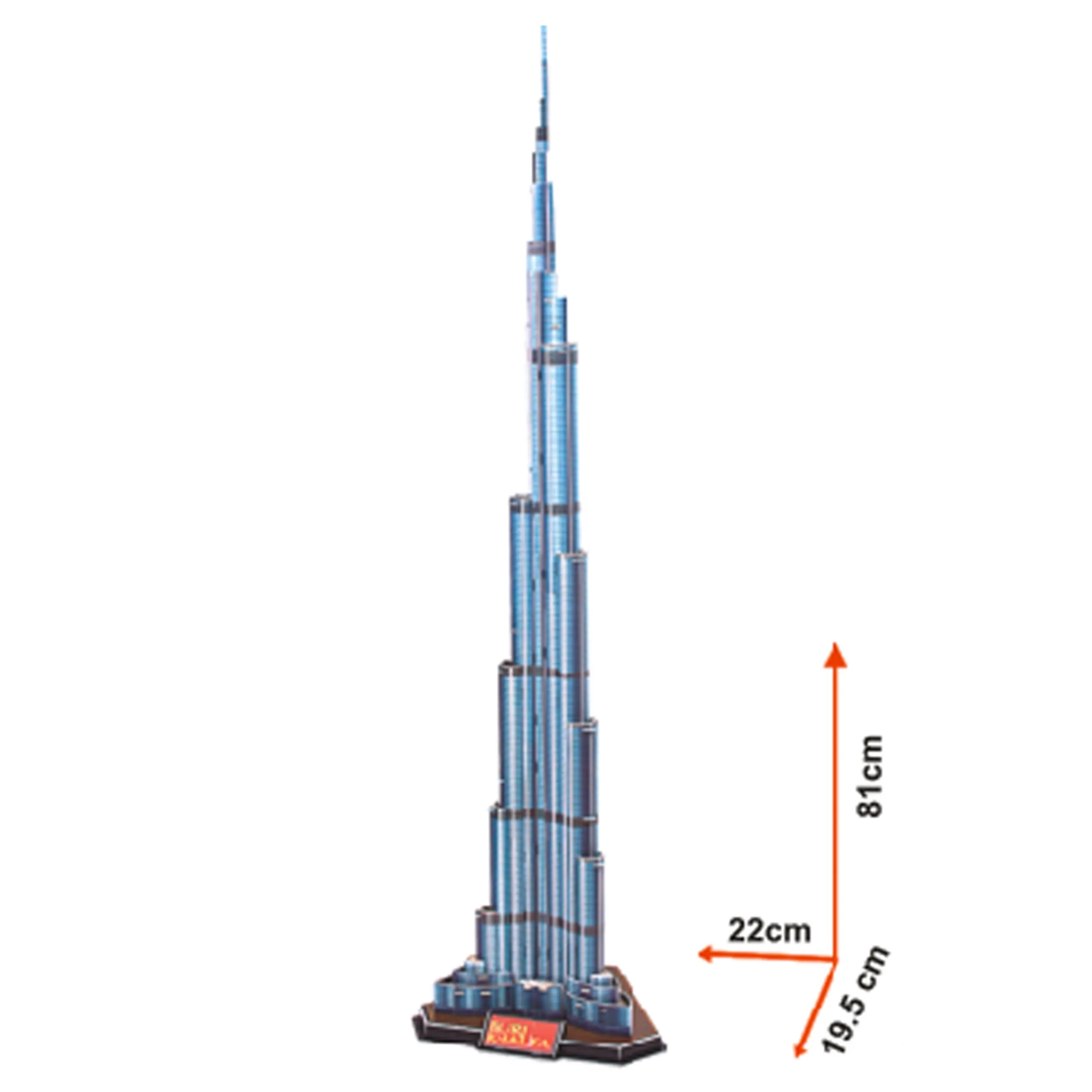 Burj Khalifa 3D Puzzle (ALGT-C151H) - 92 pcs