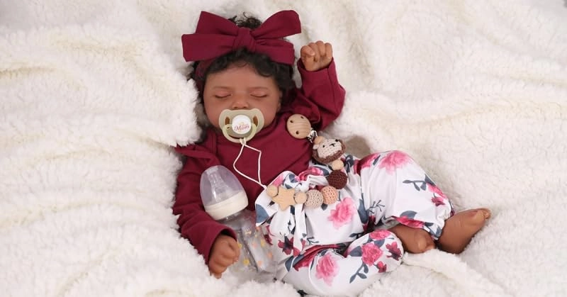 BABESIDE Rosalie Reborn Doll - 20 Inch Vinyl Sleeping Newborn Ages 3+