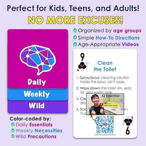 52 Essential Life Skills - 4 years and up