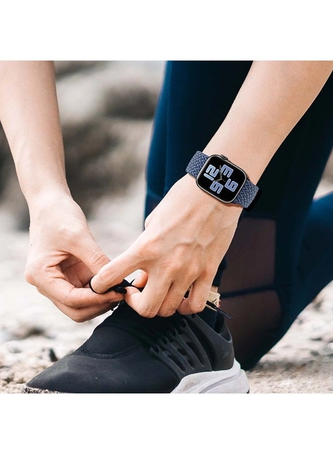 Watch Band for Apple Watch - Elastic Nylon - 38/40/41/42/44/45/49mm Hook-and-loop