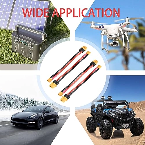 XT60 to XT30 Adapter - XT60 Female XT30 Male 12AWG 6Inches