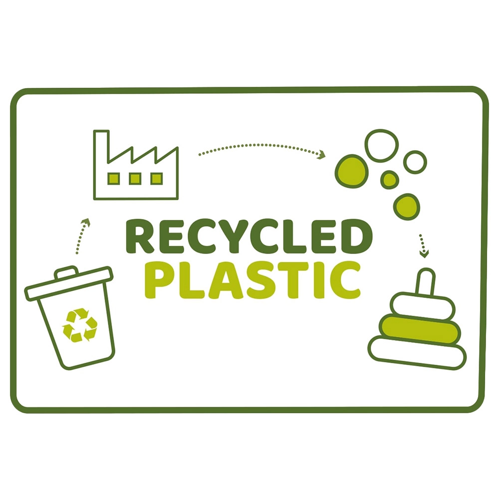 Happy Hippy Walker - 4 large wheels recycled plastic