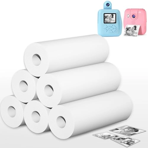 Instant Print Camera Paper - 6 Rolls 57 x 30 mm
