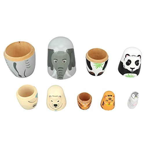 Animal Nesting Dolls - 5 Layers Handmade