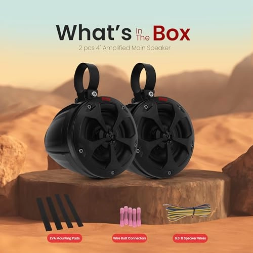 Marine Speaker System - 4" 800W