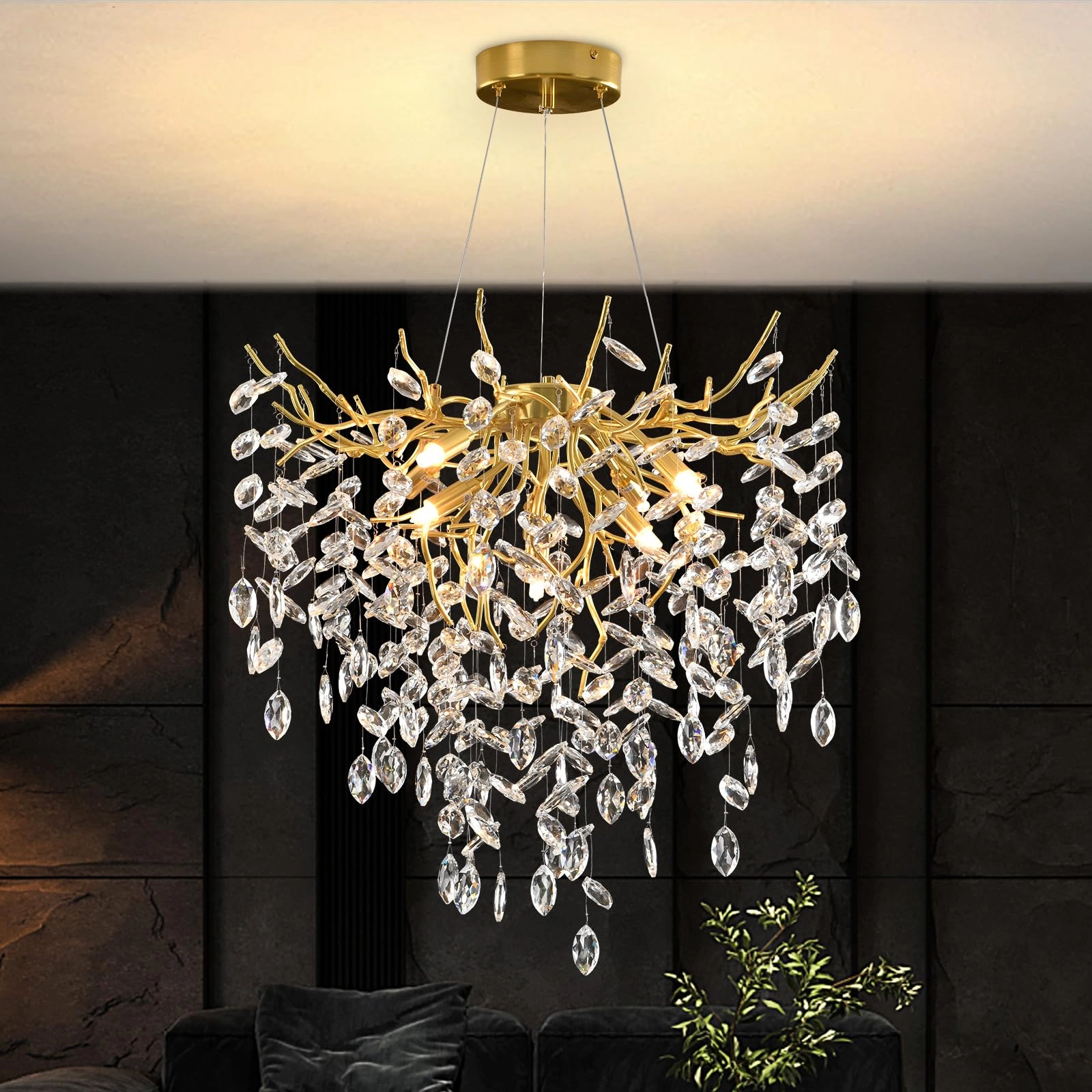 Crystal Chandelier - 60 CM G9
