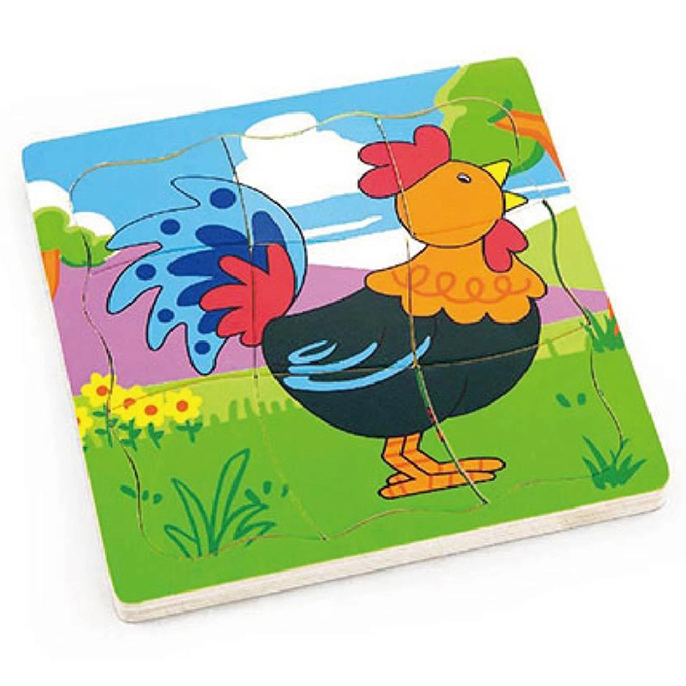 Grow Up Rooster Puzzle - Suitable for 3 years and above