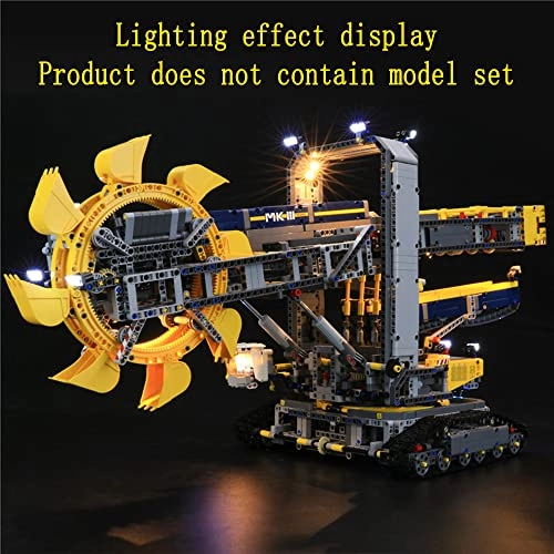 LED Light Kit for LEGO Bucket Wheel Excavator 42055 - Paper 1 4.5-5V