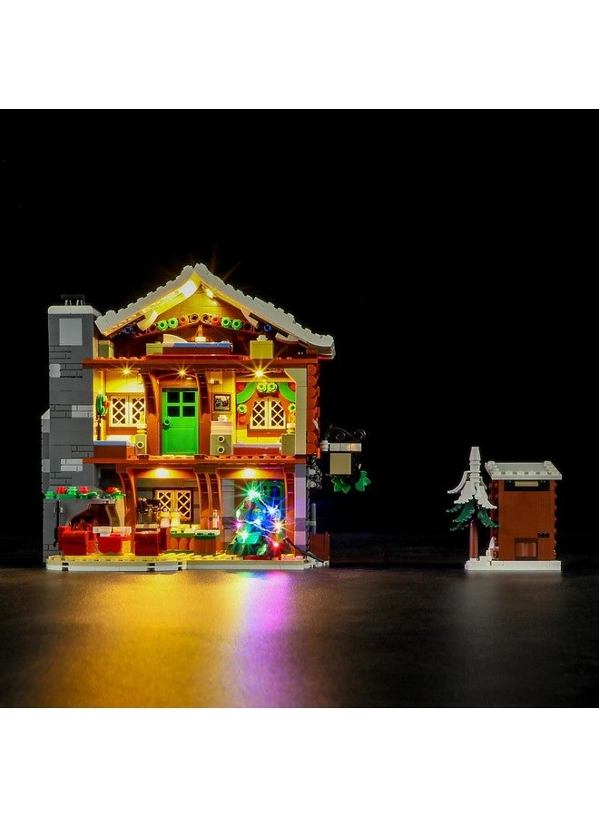 Led Lighting Kit for LEGO-10325 Alpine Lodge - Compatible with Lego Icons Christmas Village
