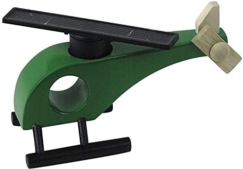 PRO TECHnology Wooden Helicopter - Solar No batteries required