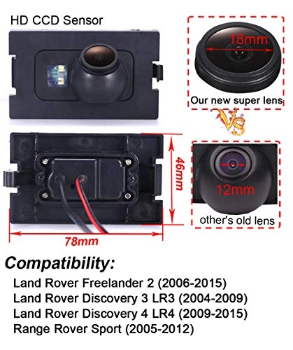 Car Rear View Camera - Night vision 628 x 586 pixels