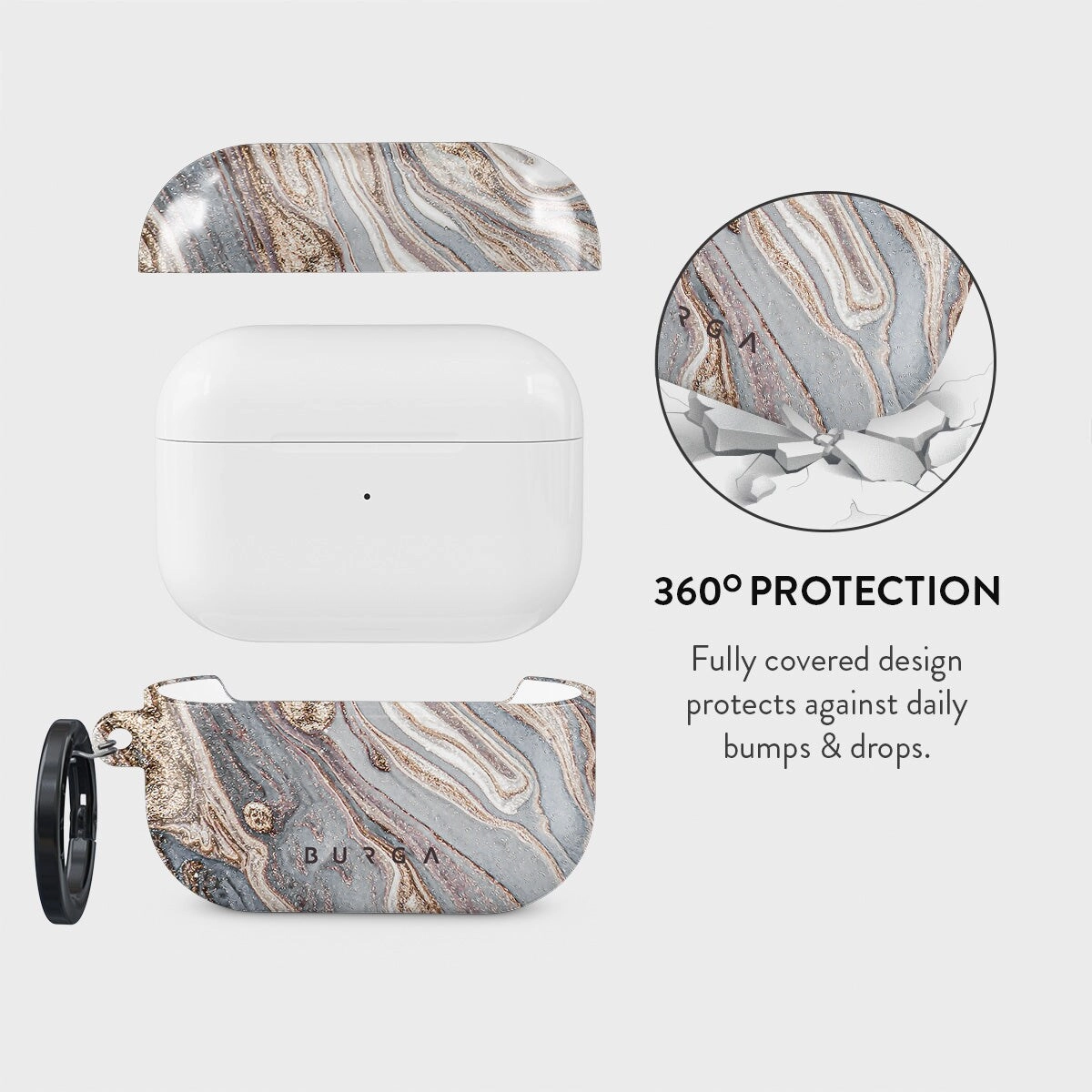 Case for Apple AirPods 3rd Generation - Wireless Charging Shock Absorption