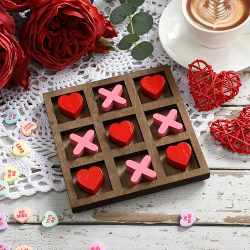 Valentine Wooden Tic Tac Toe