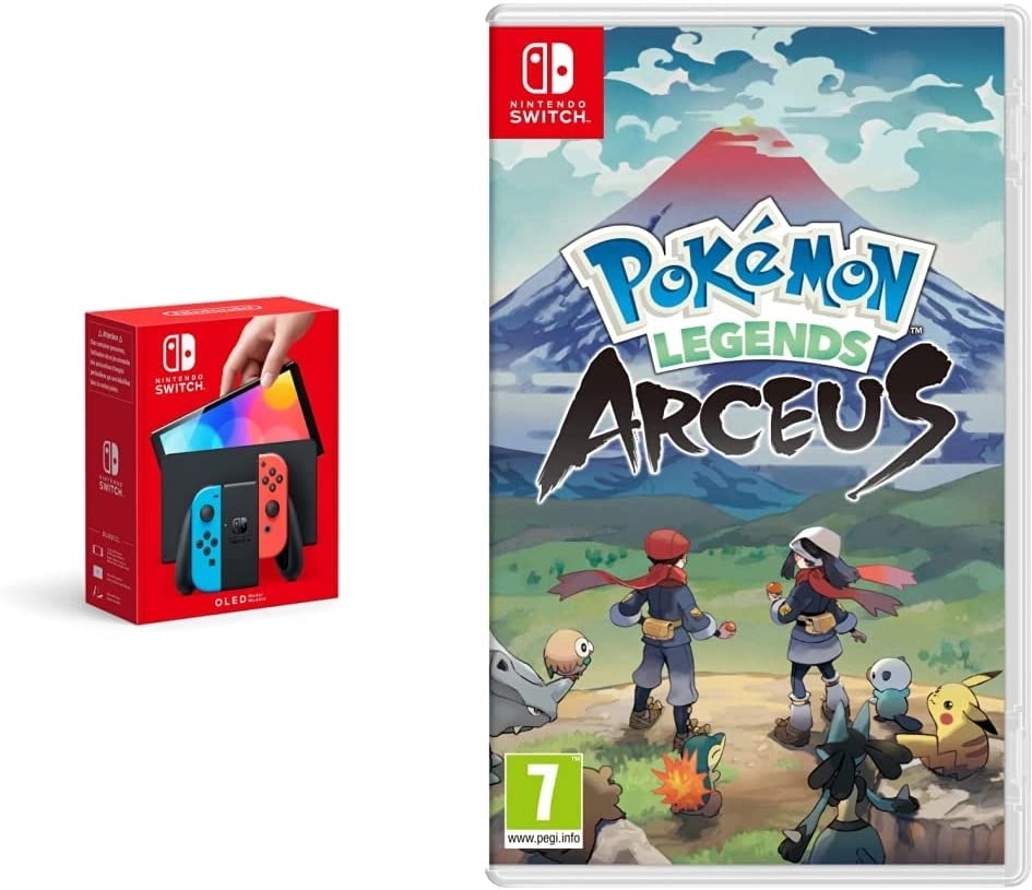 Nintendo Switch (Oled Model) - 64GB + Pokemon Legends Arceus