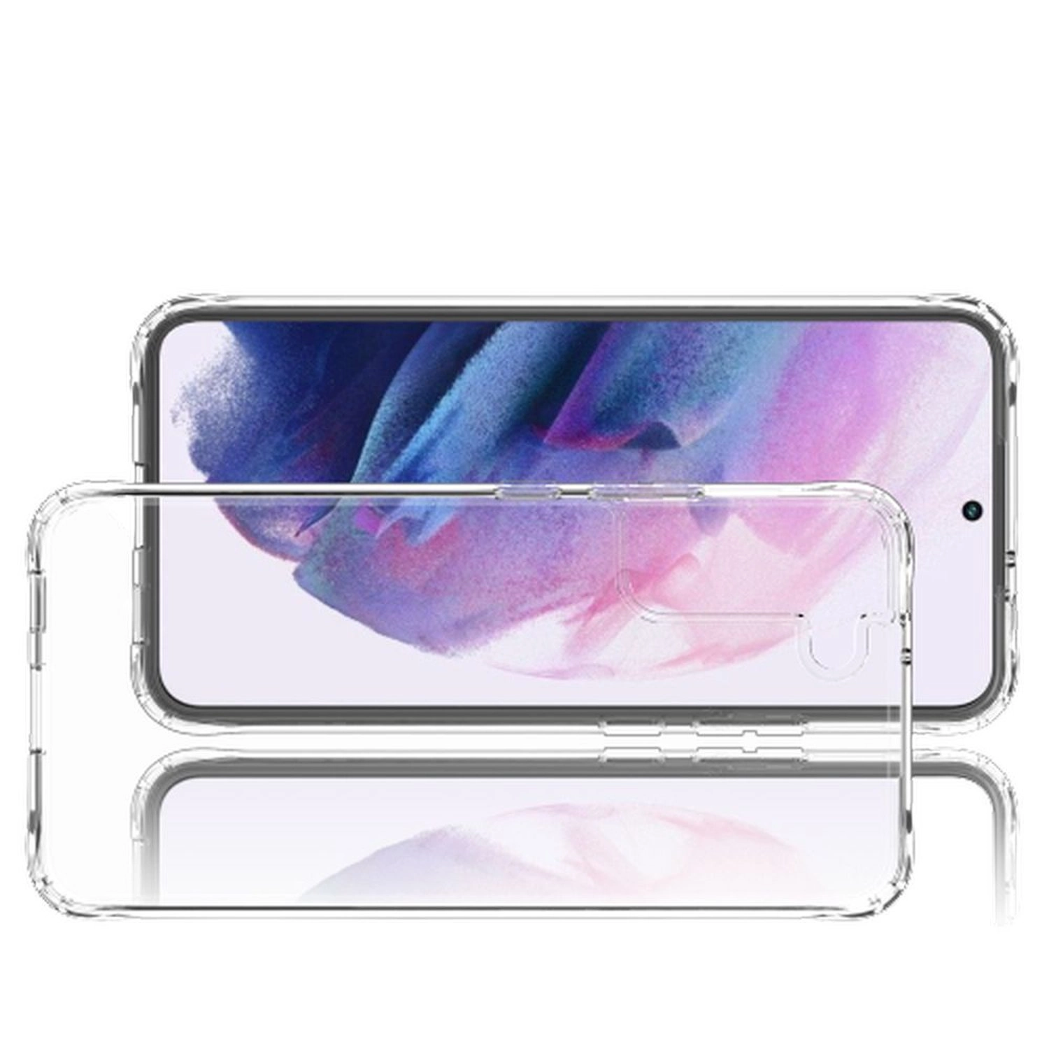 Smartphone Case and Screen Protector - Tempered Glass for Samsung Galaxy S21 FE