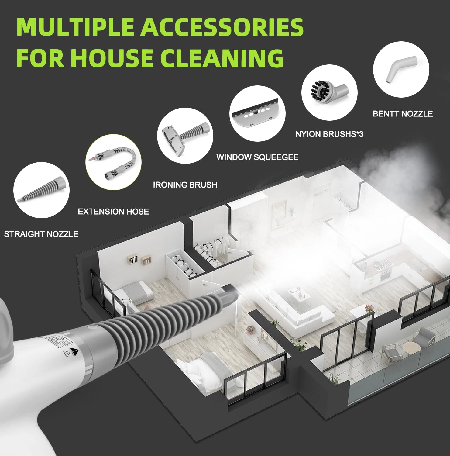 steam cleaner - 3.5E+2 Milliliters