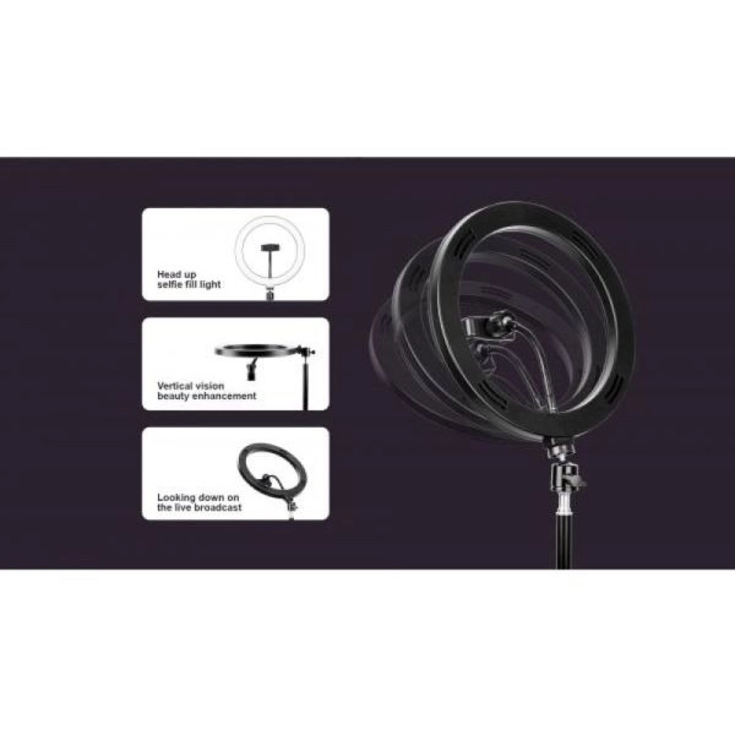 HV-ST7021 - Ring Light Black