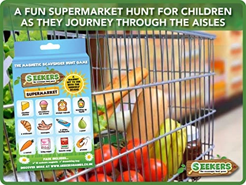 Scavenger Hunt Add-On Pack - Supermarket 12 magnetic tiles