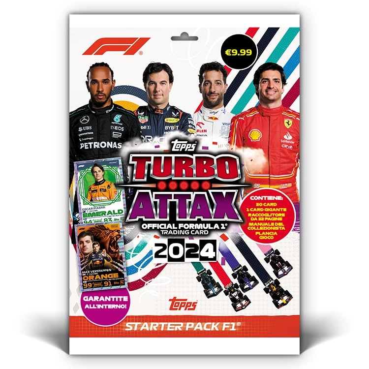 F1 Turbo Attax 2024 Starter Pack - 20pcs
