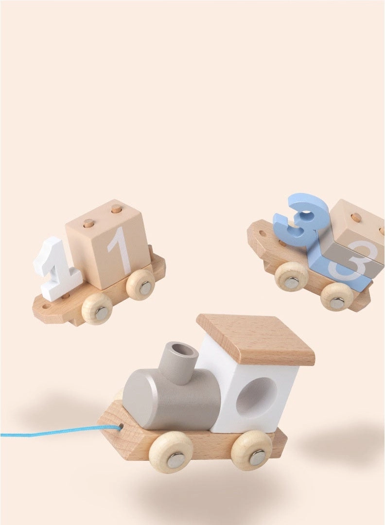 Wooden Number Train Set - 3+ Years