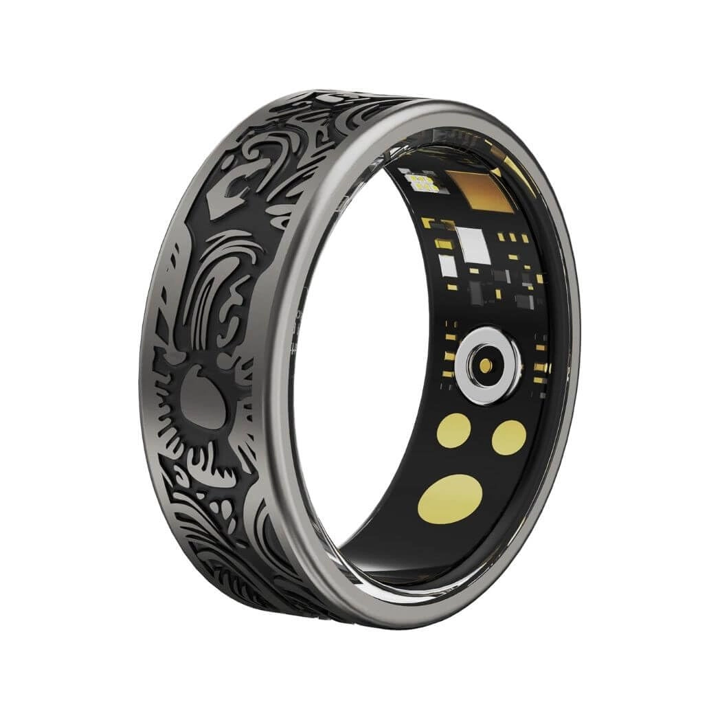 Smart Fitness Ring - Size #8 24-Hour Heart Rate SpO₂