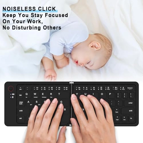 Foldable Bluetooth Keyboard - Wireless