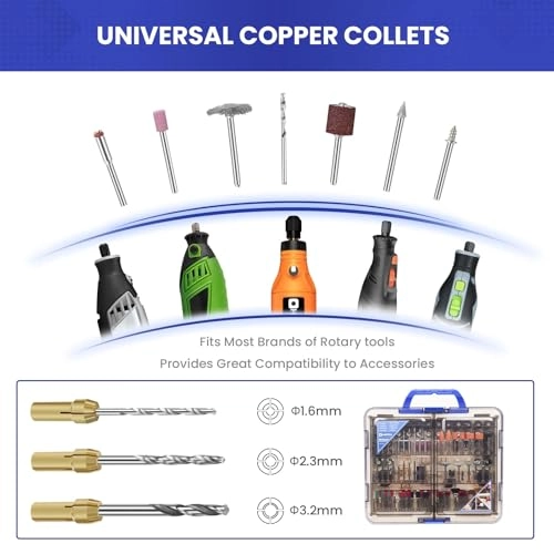 Rotary Tool Accessories - 508PCS 1/8"(3.2mm)