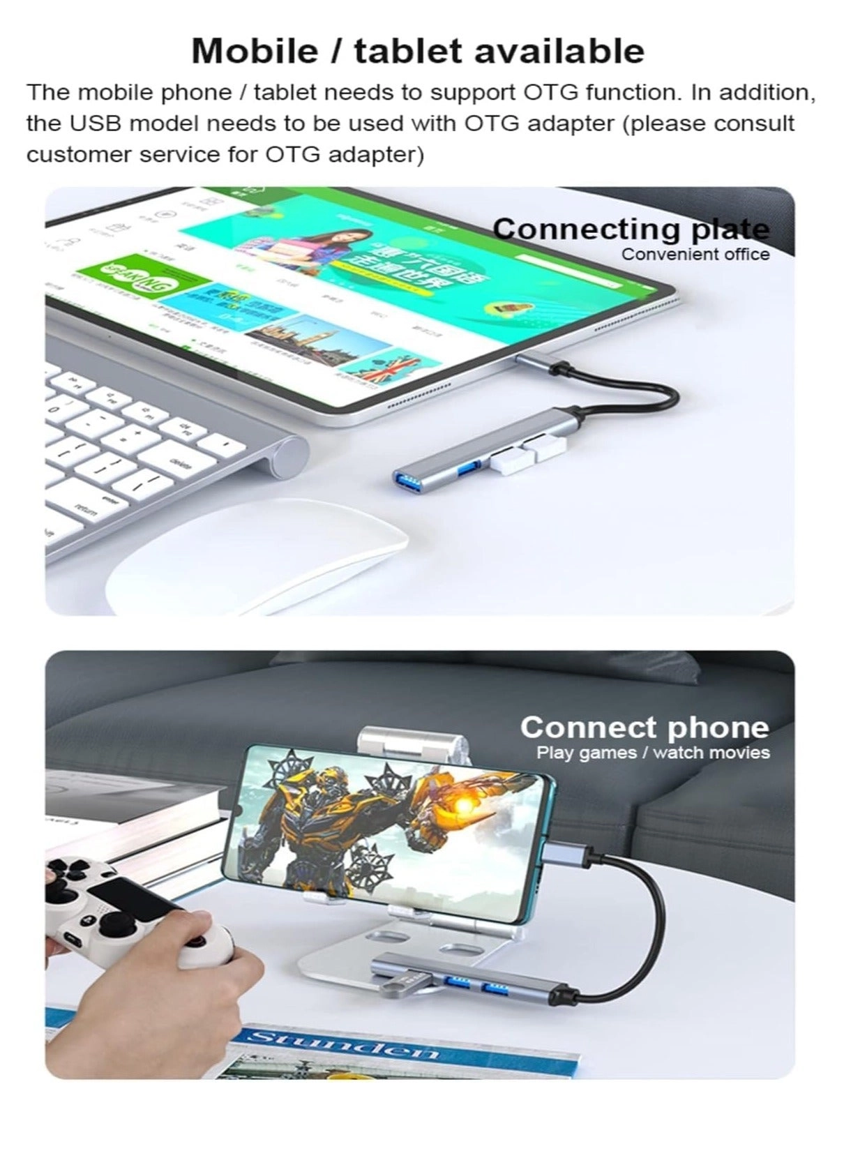 Ultra Slim USB 3.0 Hub - 4-Port 5Gbps