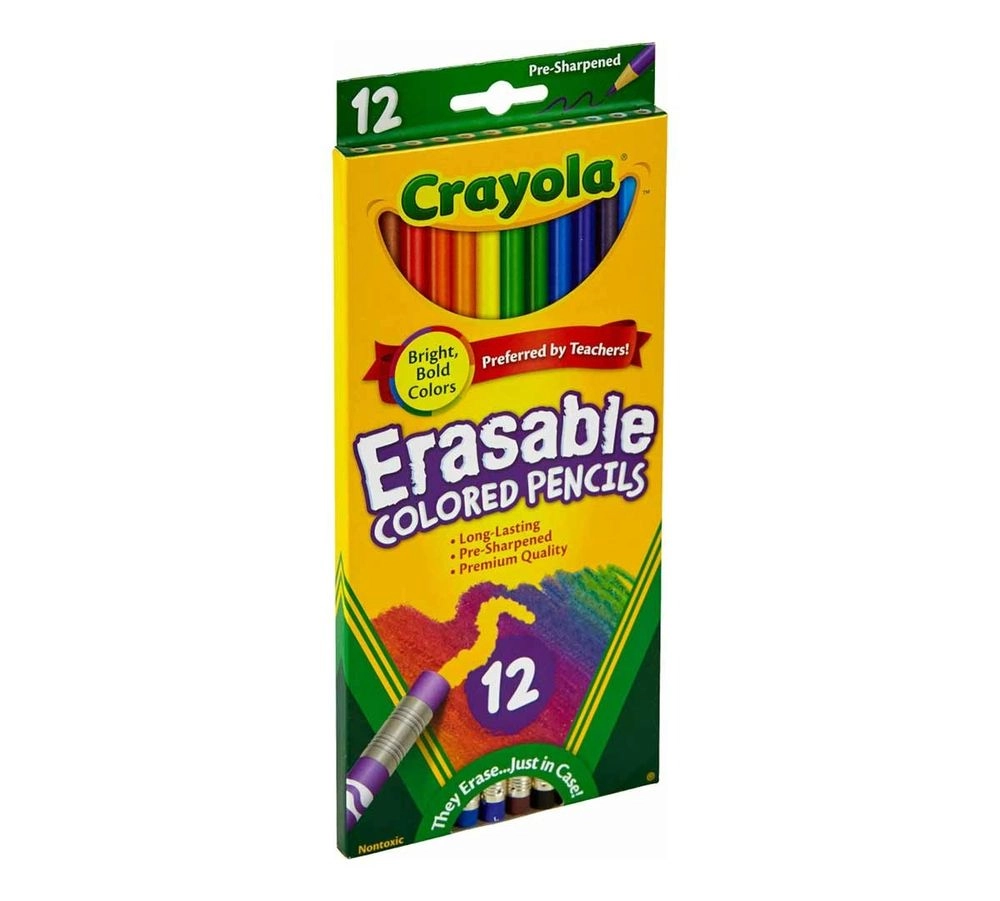 Erasable Colored Pencils - 12 Pcs