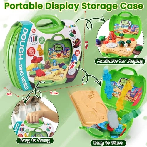 Dinosaur Color Dough - 3+ 37 pieces