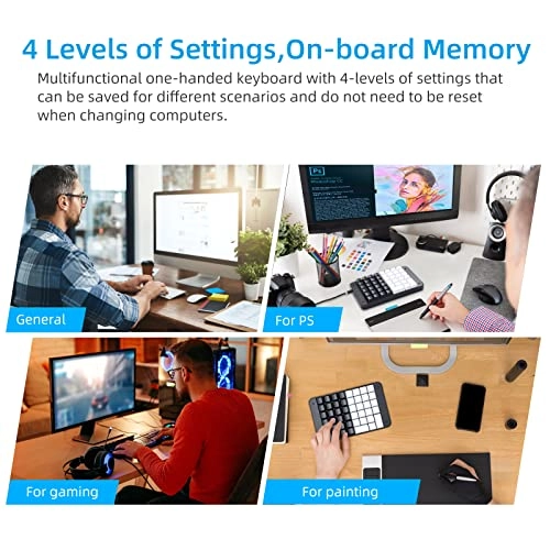 One Handed Mechanical Gaming Keyboard - Wired