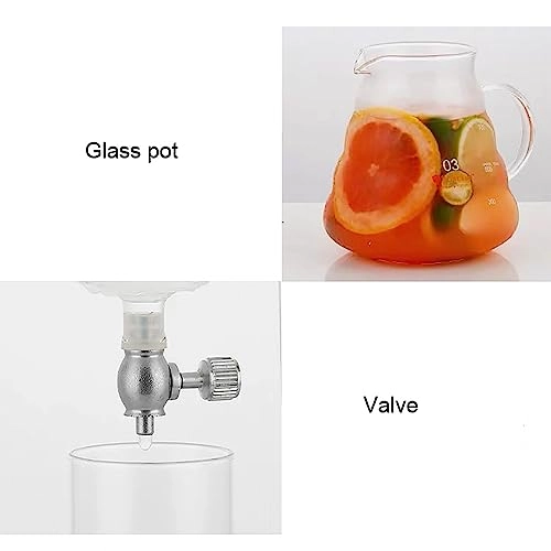 Ice Drip Coffee Maker - Adjustable Rate Dripper Stainless Steel Filter