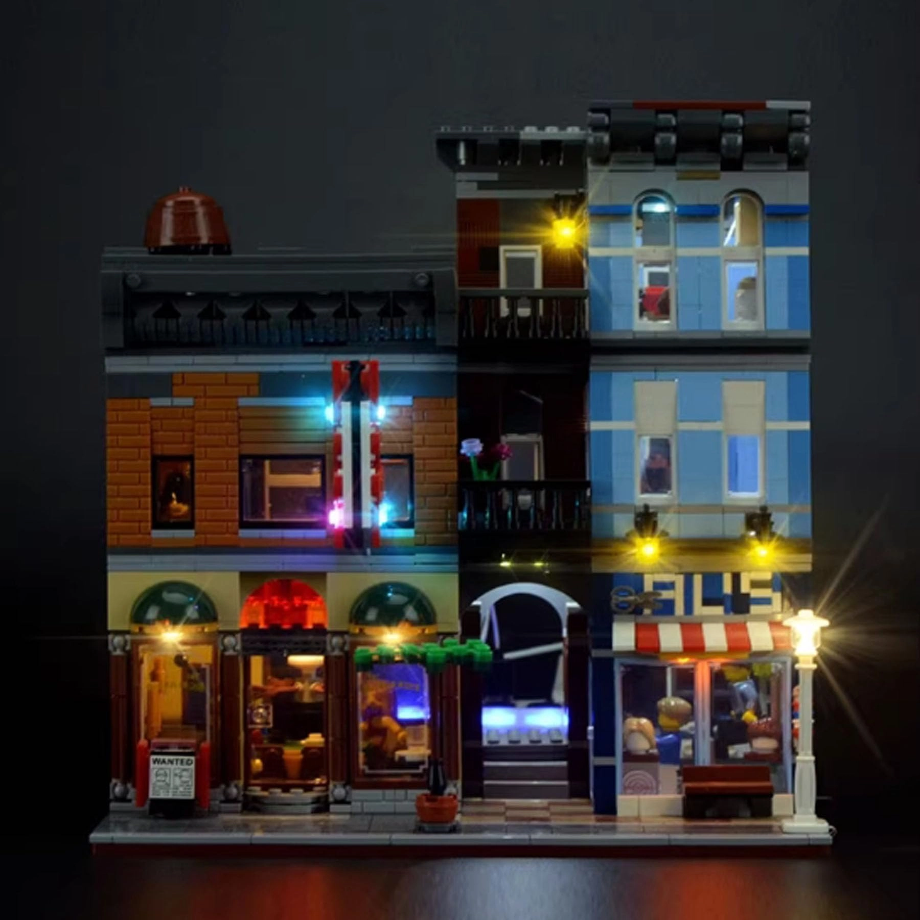 FEIRUBO LED Lighting Compatible with Lego 10246 Detective Agency - Multicolor 5V