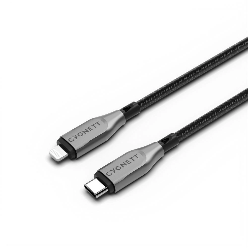 Cygnett Armoured Lightning to USB-C Cable 1m