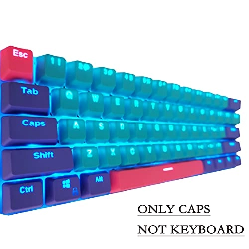 61 PBT Keycaps - ANSI