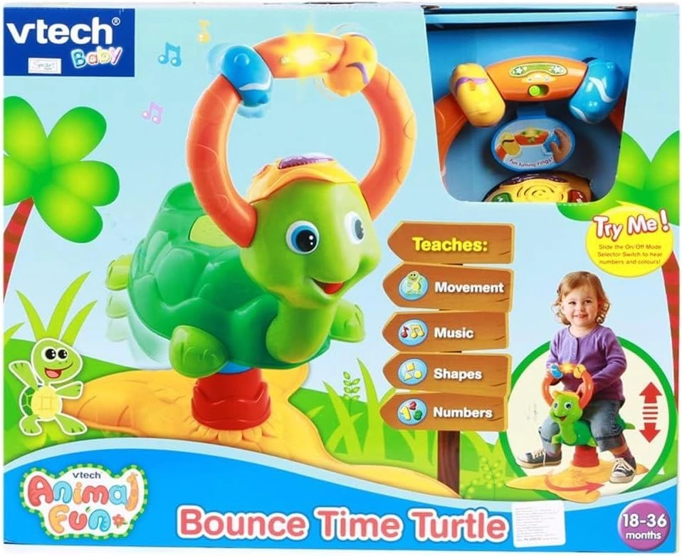 Jungle Gym Bouncer Turtle Ball - Green 18 Months