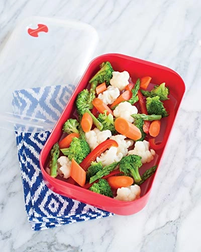 Steam Cooker - Red BPA-free